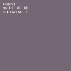 #756773 - Old Lavender Color Image